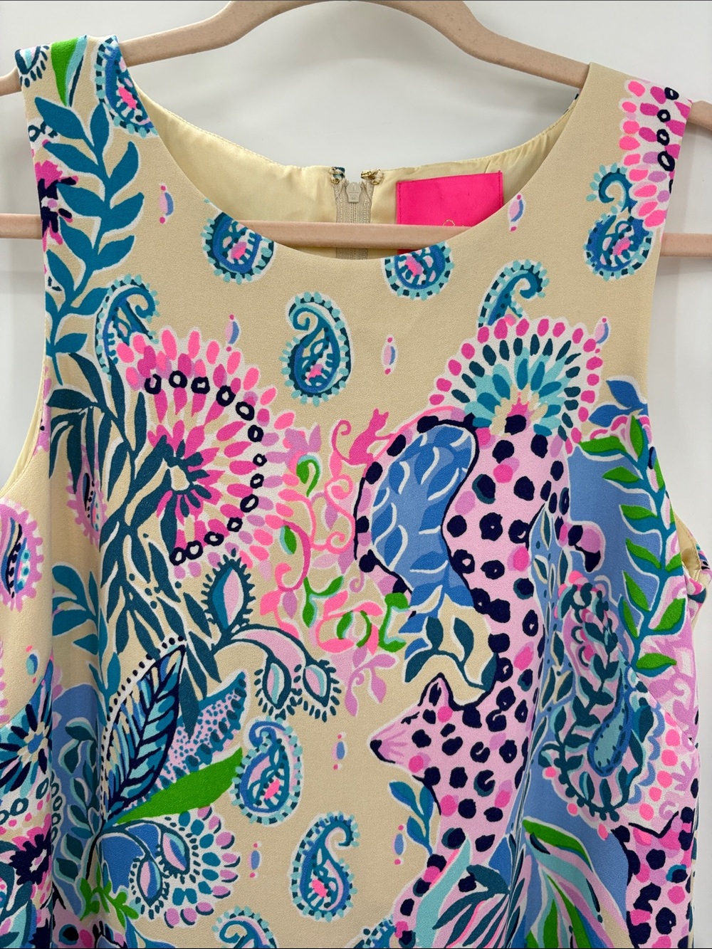Lilly Pulitzer Donna Romper Haute Cature Engineered Macadamia Size 8 - Picture 4 of 9